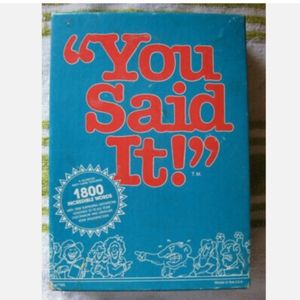 Vintage 1985 "You Said It" Game